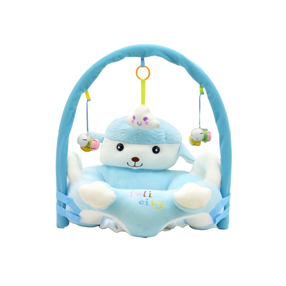Plush Sheep Seat with Toy Arch