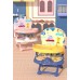Portable Baby Feeding Chair with Removal Tray and Seat Pad