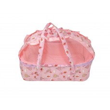 Pink Carrycot with Mosquito Net