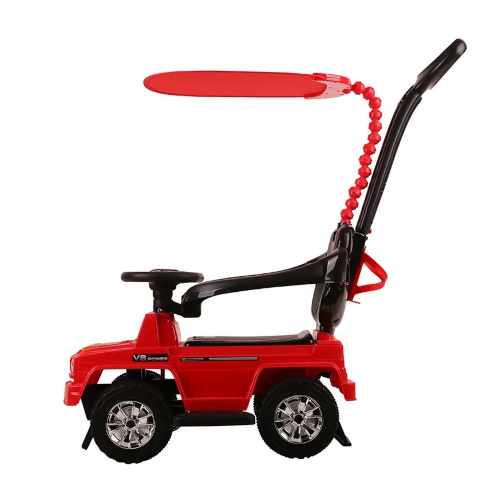 Kid Push Car with Canopy and Handle