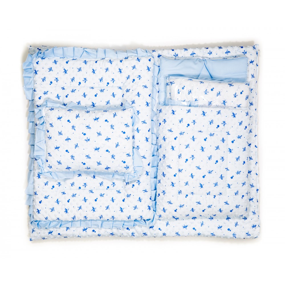 5 Pieces Bedding Set (Pillow, Comforter, Bed Comforter, Baby Nest, Bag)